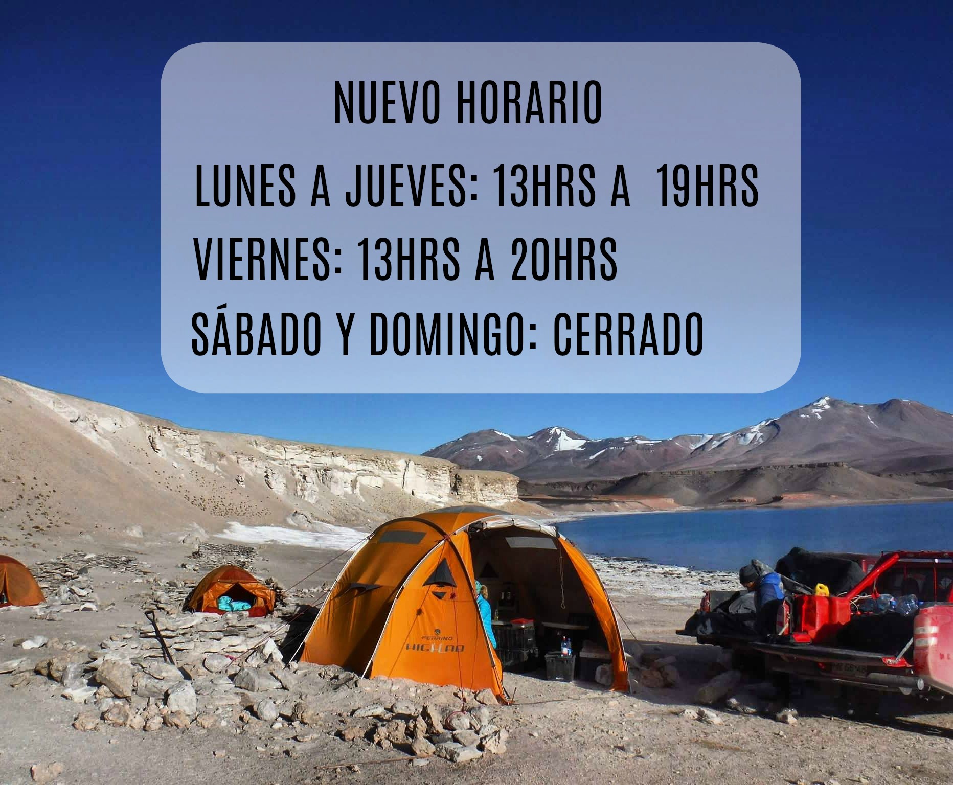 nuevo horario