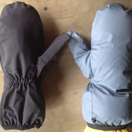 Arriendo mitones de pluma