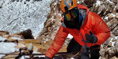 The mountain equipment for a successful expedition to the Ojos del Salado volcano