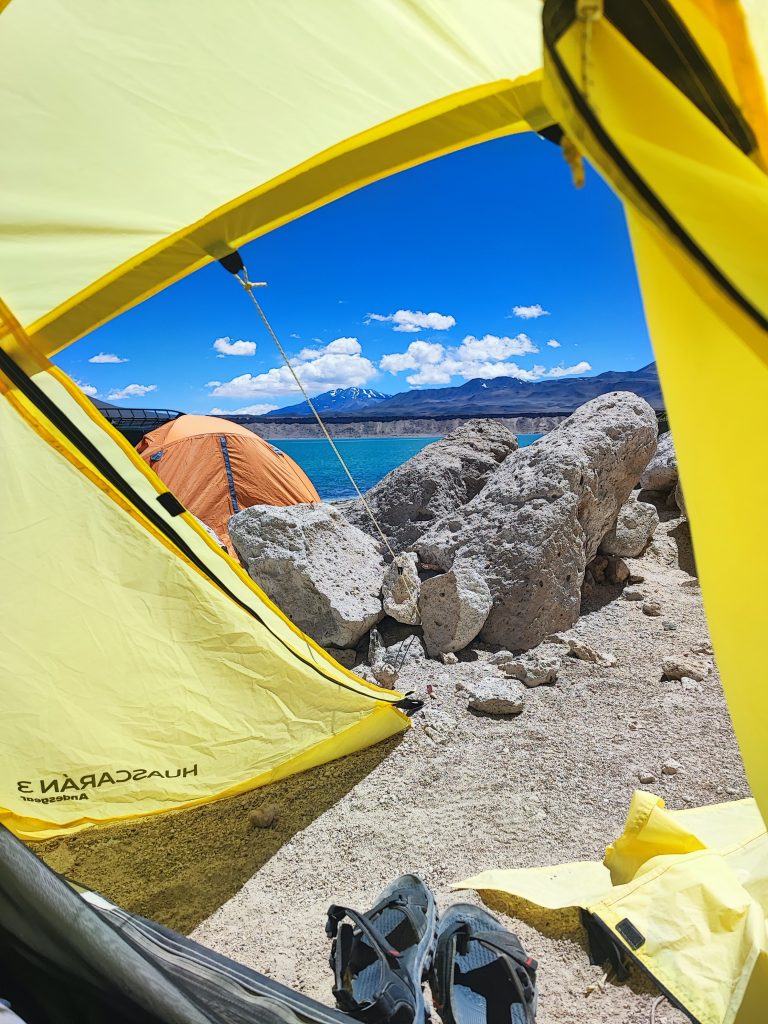 ojos del salado base camp
