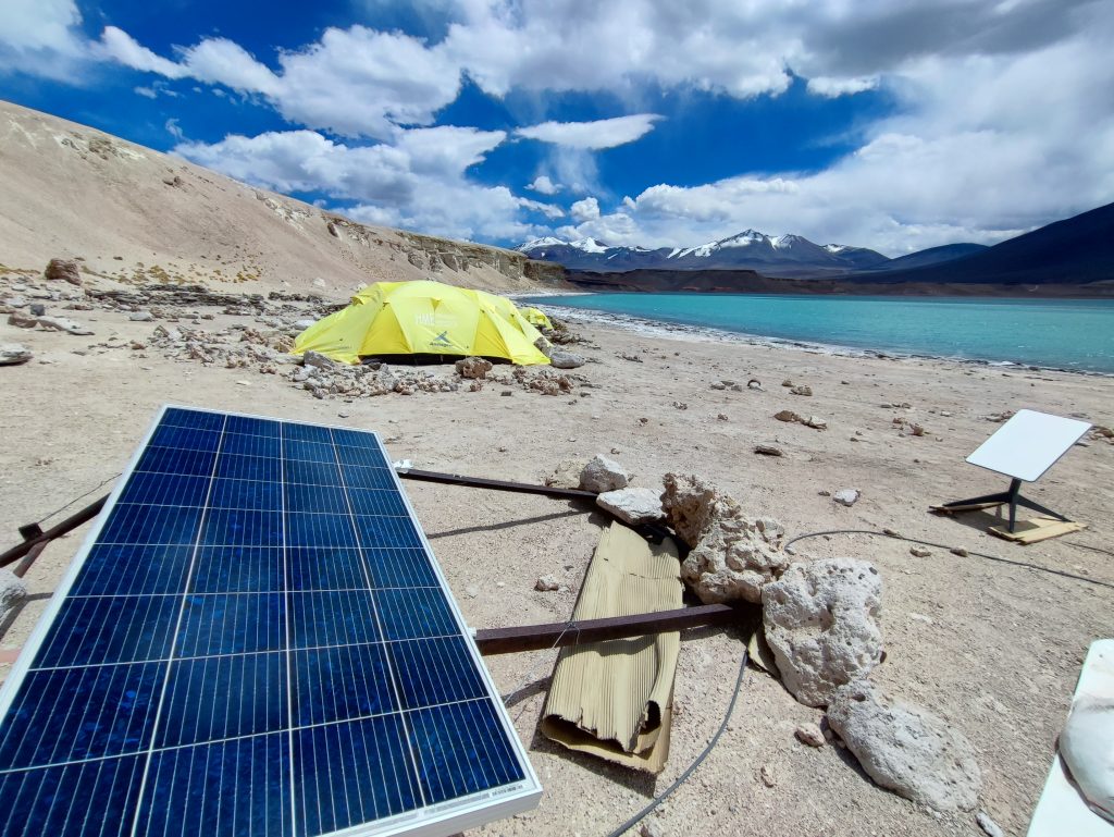 ojos del salado base camp
