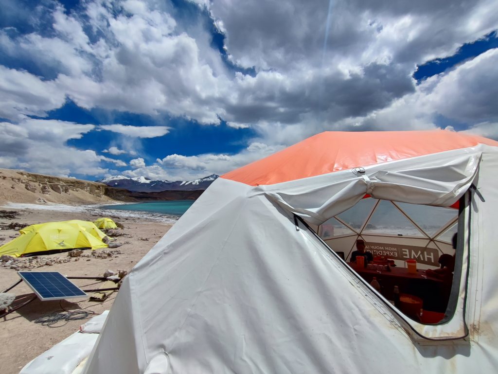 ojos del salado base camp